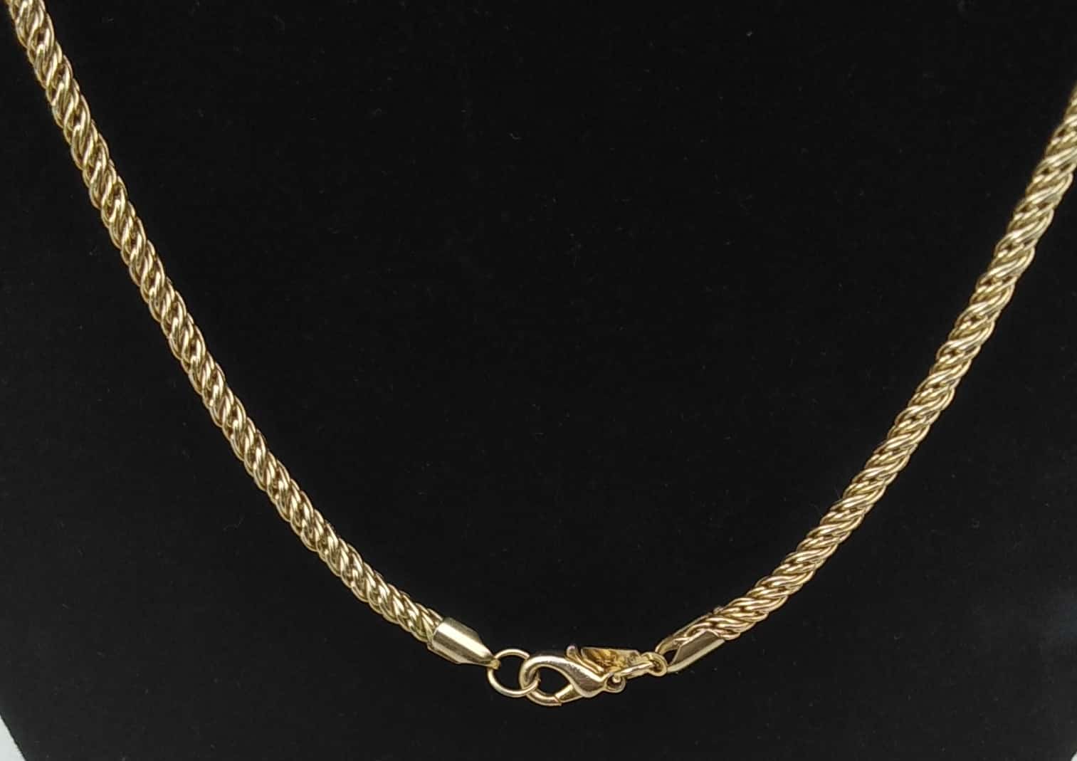 Antique Victorian Gold-Cased Carnelian Fob Pendant Necklace – 24" Heavy Rope Chain Statement Piece
